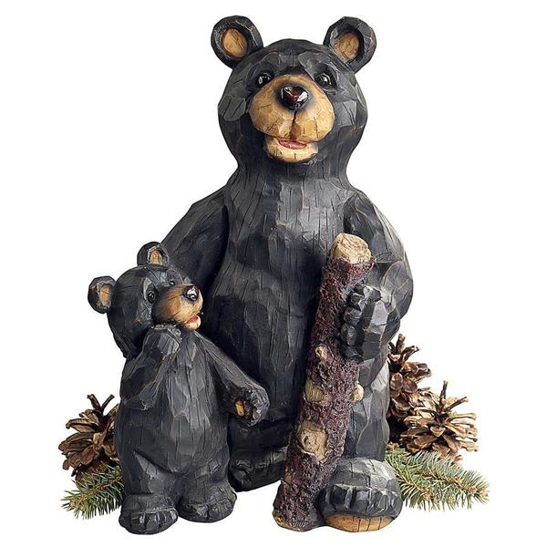 Design Toscano Black Forest Bear Pair Sculpture JE228500